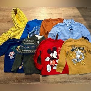Boys 4T Long Sleeved Shirt Bundle